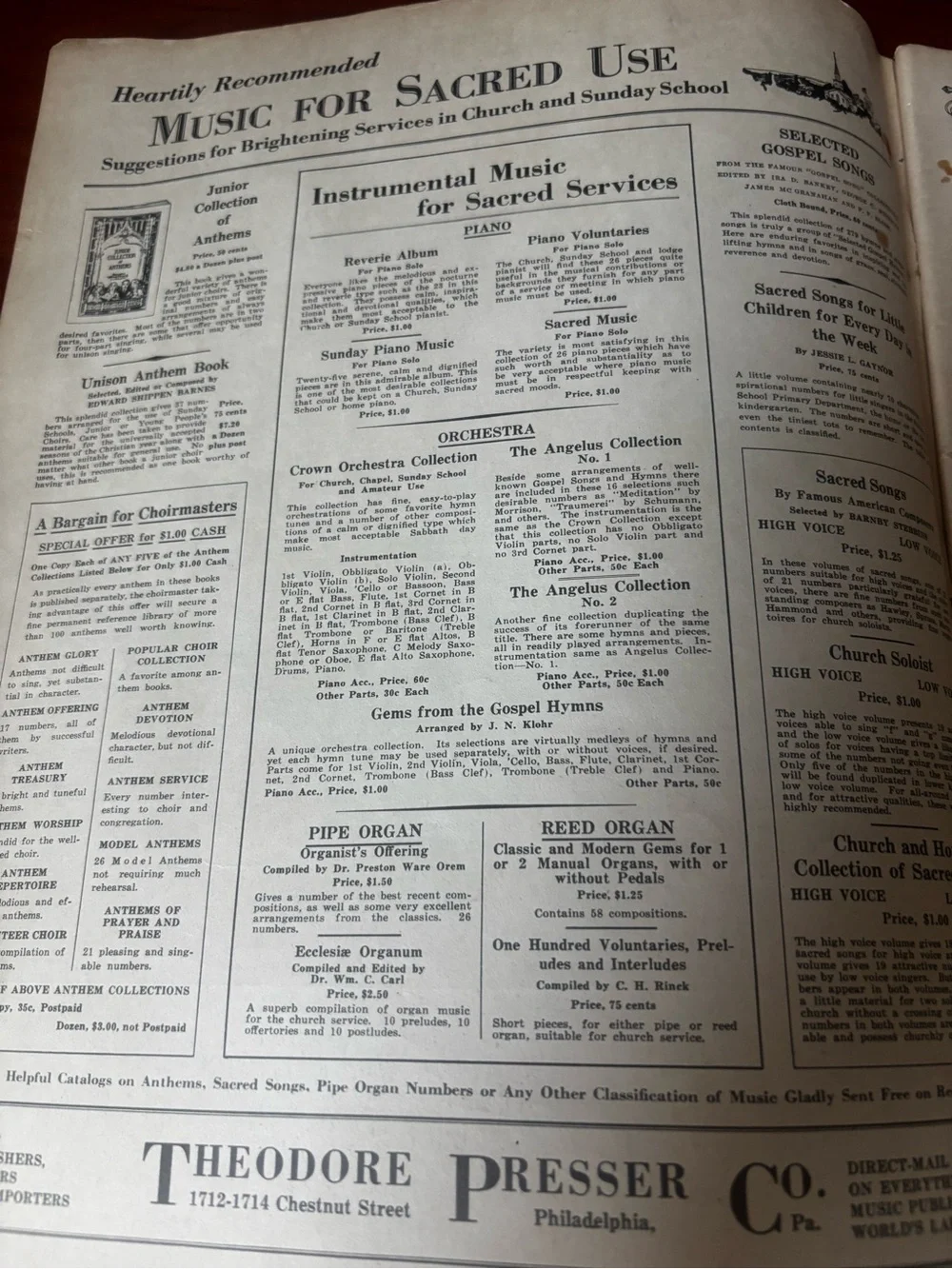 March 1933 issue of The Etude Music Magazine featuring the cover